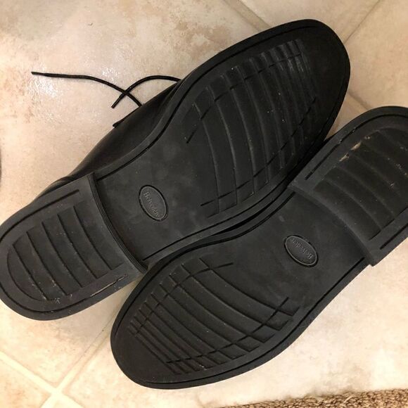 DUKE Belvedere Black Cap Toe Lace-up Shoes - Picture 8 of 8